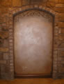 Metallic Faux and Scrolling Niche